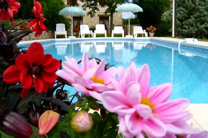 La piscine � usage exclusif de l'h�bergement